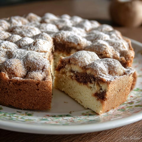 Une tartine de Torta di Pejo sur un plateau.
