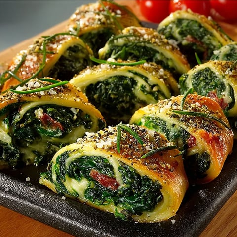 Deserts de spinaci prêts en 15 minutes pour une fête légère.