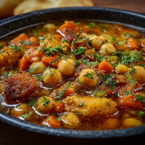 Une soupe riche et savoureuse, contenant des légumes et des épices, est mon remède préféré pour soulager mon estomac et me donner de l'énergie.