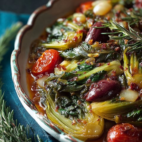 Une recette de Ricetta Scarola en Padella, avec des légumes tels que des carottes, des oignons et des épinards.