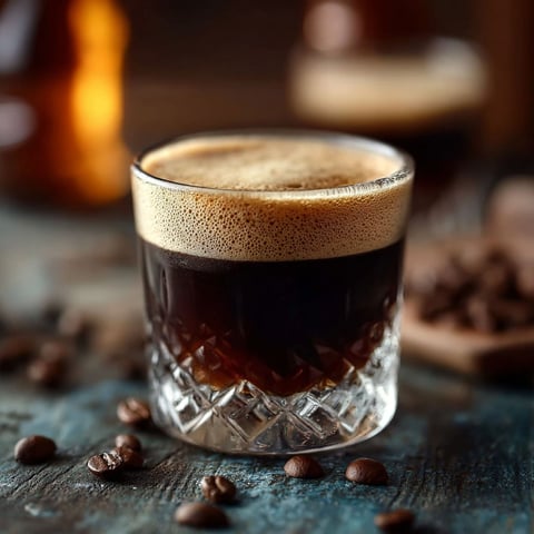Un verre de café liquore original facile.