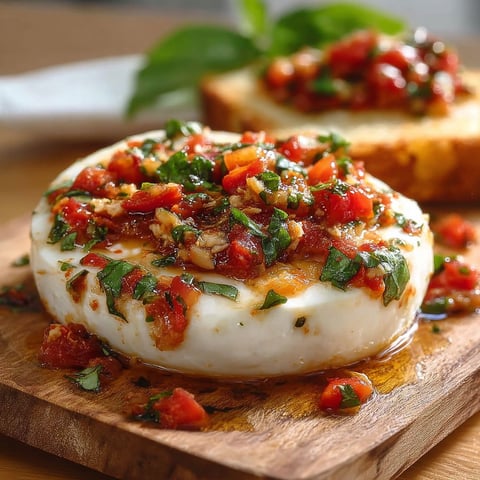 Une pizza mozzarella saporita tonno pane est servie sur une planche de bois.