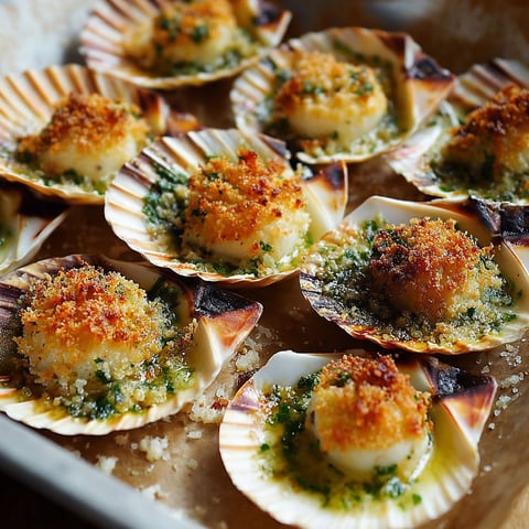 Capesante al forno, une recette délicieuse.